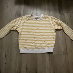 Lily Pulitzer Lemon and Striped Sweater Size Large